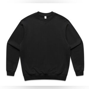 Classic Black Crewneck Sweater for Men